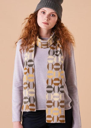 UIMI Rex Merino Scarf - Brass scarf - Zabecca Living