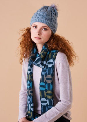 UIMI Rex Merino Scarf - Teal scarf - Zabecca Living