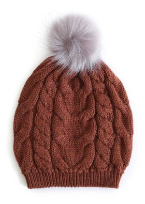 UIMI Valentina Merino Beanie - Chestnut Beanie - Zabecca Living