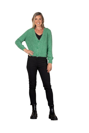 URBAN LUXURY 3 Button Cardigan One Size - Pistachio Jumpers + Knitwear - Zabecca Living