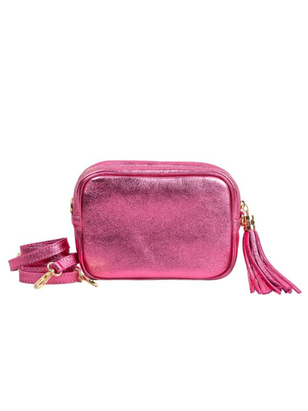 URBAN LUXURY Foiled Crossbody Bag - Mid Pink bag - Zabecca Living
