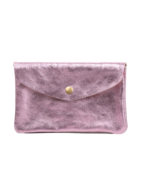 URBAN LUXURY Foiled Phone Wallet - Pale Pink bag - Zabecca Living