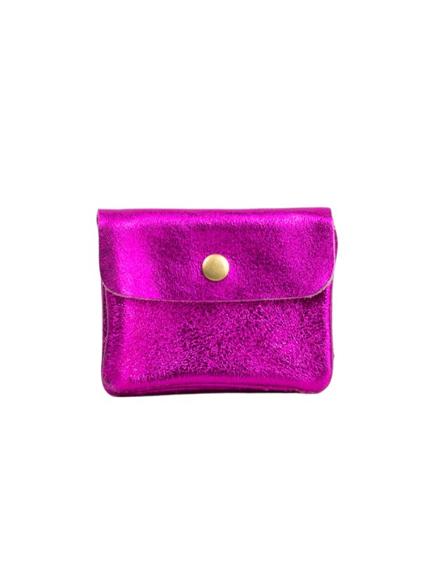 URBAN LUXURY Foiled Small Wallet - Fuchsia WALLET - Zabecca Living