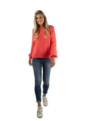 URBAN LUXURY Jumper -Coral Jumpers + Knitwear - Zabecca Living