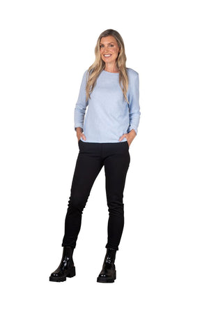 URBAN LUXURY Top - Baby Blue Jumpers + Knitwear - Zabecca Living