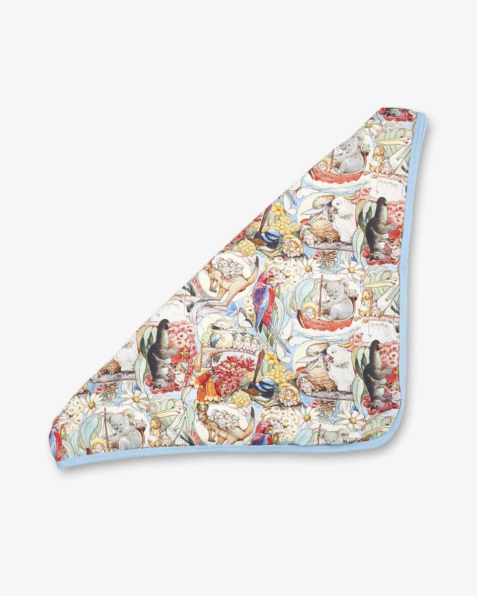 WALNUT May Gibbs Billy Blanket - Storytime BABY BLANKET - Zabecca Living