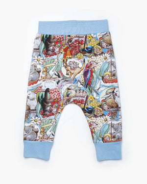 WALNUT May Gibbs James Drop Crotch Pants - Storytime BABY CLOTHING - Zabecca Living