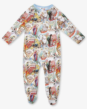 WALNUT May Gibbs Ziggy Zip Onesie - Storytime BABY CLOTHING - Zabecca Living