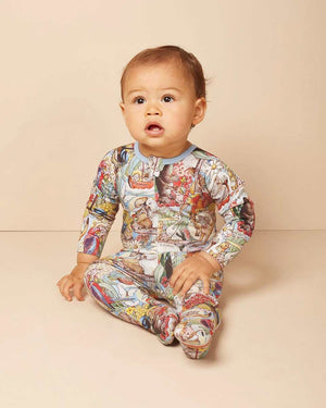 WALNUT May Gibbs Ziggy Zip Onesie - Storytime BABY CLOTHING - Zabecca Living