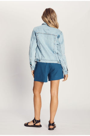WE ARE THE OTHERS The Stud Denim Jacket - Light Blue Wash Jacket - Zabecca Living