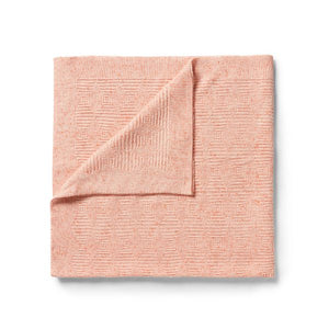 WILSON AND FRENCHY Knitted Jacquard Blanket - Silver Peony Fleck BABY BLANKET - Zabecca Living