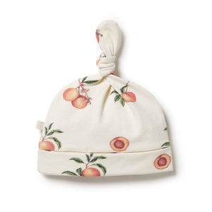 WILSON AND FRENCHY Organic Knot Hat - So Peachy Baby Hat - Zabecca Living
