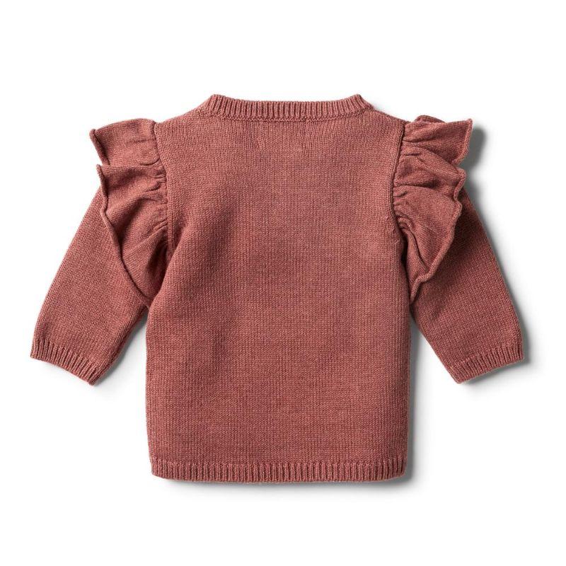 WILSON & FRENCHY Chilli Marle Knitted Ruffle Jumper BABY CLOTHING - Zabecca Living