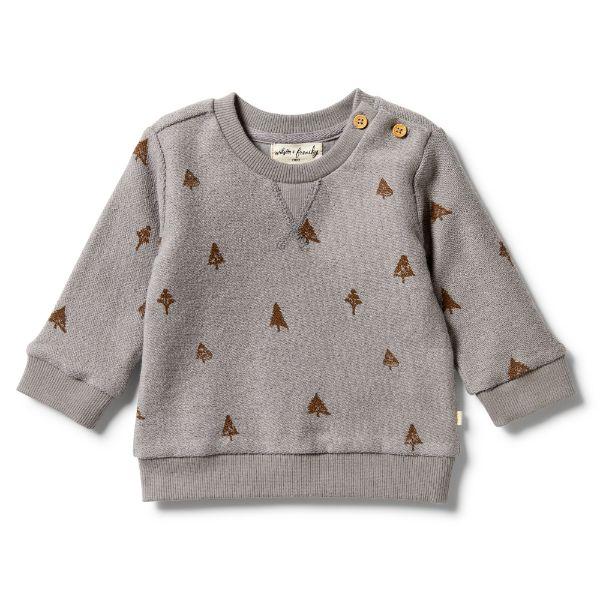 WILSON & FRENCHY French Terry Sweat - Little Trees BABY CLOTHING - Zabecca Living
