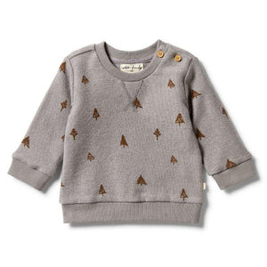 WILSON & FRENCHY French Terry Sweat - Little Trees BABY CLOTHING - Zabecca Living