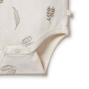 WILSON & FRENCHY Henley Bodysuit - Seedling BABY CLOTHING - Zabecca Living