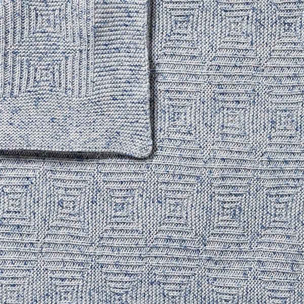 WILSON & FRENCHY Knitted Jacquard Blanket - Rain Drop BABY BLANKET - Zabecca Living