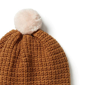 WILSON & FRENCHY Knitted Spliced Hat - Spice KIDS HAT - Zabecca Living
