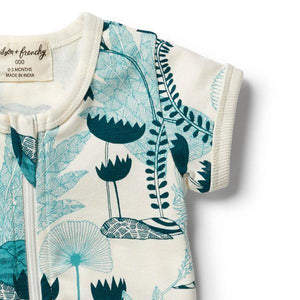 WILSON & FRENCHY Organic Boyleg Zipsuit - Wonderful BABY CLOTHING - Zabecca Living