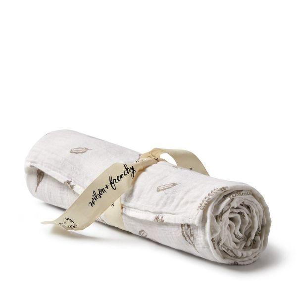 WILSON & FRENCHY Organic Bunny Rug - Seedling BABY BLANKET - Zabecca Living