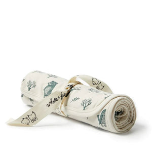 WILSON & FRENCHY Organic Bunny Rug - The Woods BABY BLANKET - Zabecca Living