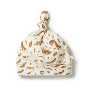 WILSON & FRENCHY Organic Knot Hat - Hello World Baby Hat - Zabecca Living