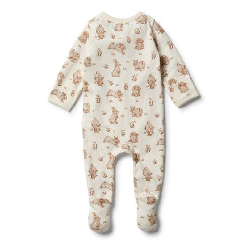 WILSON & FRENCHY Organic Little Hop Zipsuit BABY CLOTHING - Zabecca Living