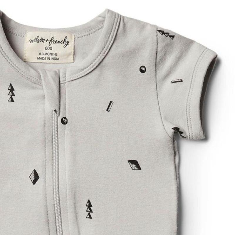 WILSON & FRENCHY Organic Moonstone Zipsuit BABY CLOTHING - Zabecca Living