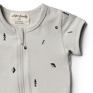 WILSON & FRENCHY Organic Moonstone Zipsuit BABY CLOTHING - Zabecca Living