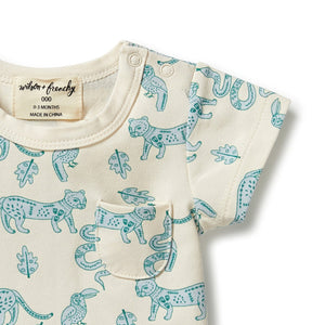 WILSON & FRENCHY Organic Pocket Tee - Hello Jungle BABY CLOTHING - Zabecca Living