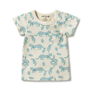 WILSON & FRENCHY Organic Pocket Tee - Hello Jungle BABY CLOTHING - Zabecca Living