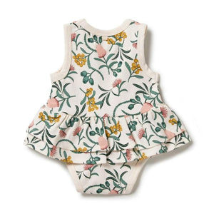 WILSON & FRENCHY Organic Ruffle Bodysuit - Nixie Fleur BABY CLOTHING - Zabecca Living