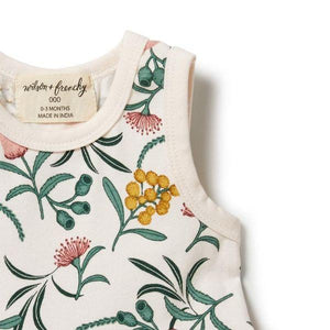 WILSON & FRENCHY Organic Ruffle Bodysuit - Nixie Fleur BABY CLOTHING - Zabecca Living