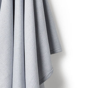 WILSON & FRENCHY Organic Stripe Rib Bunny Rug - Rain Drop BABY BLANKET - Zabecca Living
