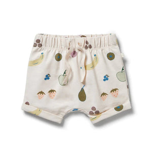 WILSON & FRENCHY Organic Tie Front Shorts - Fruity BABY CLOTHING - Zabecca Living