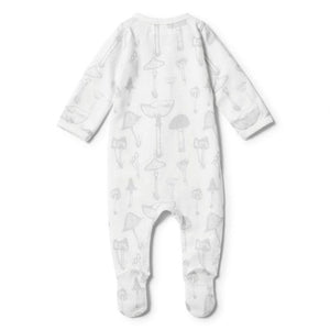 WILSON & FRENCHY Organic Wild Mushroom Zipsuit BABY CLOTHING - Zabecca Living