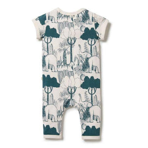 WILSON & FRENCHY Organic Zipsuit - Wild Wilderness BABY CLOTHING - Zabecca Living
