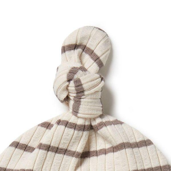 WILSON & FRENCHY Rib Knot Hat - Stripe Baby Hat - Zabecca Living