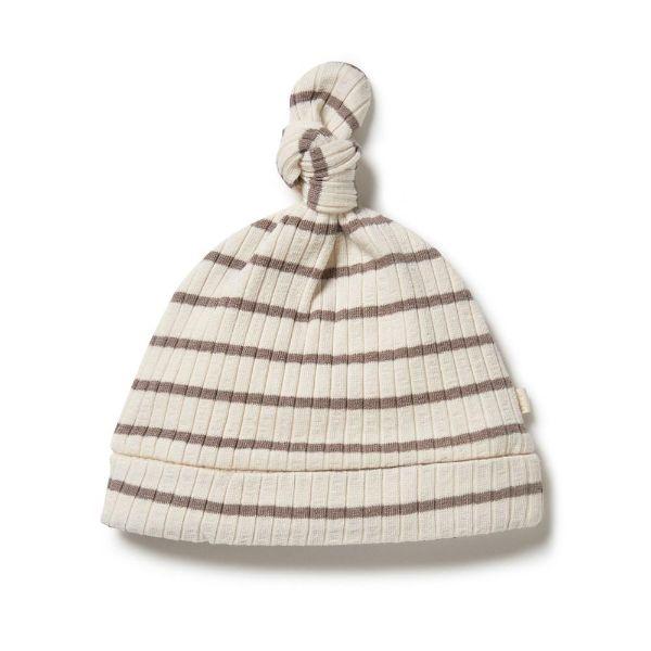 WILSON & FRENCHY Rib Knot Hat - Stripe Baby Hat - Zabecca Living