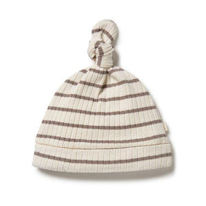 WILSON & FRENCHY Rib Knot Hat - Stripe Baby Hat - Zabecca Living