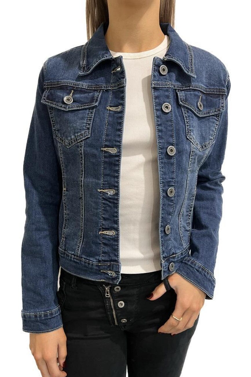 ZABECCA THE LABEL Denim Jacket - Dark Wash Denim Jacket - Zabecca Living