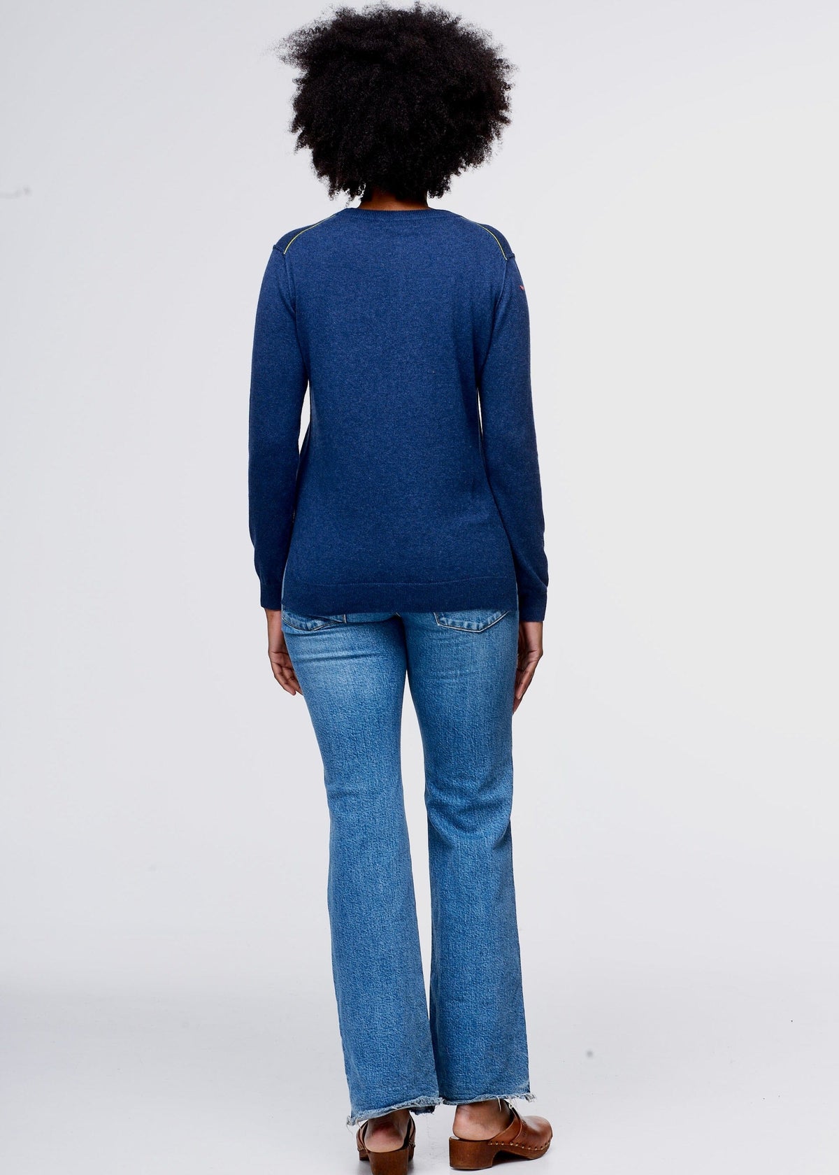 ZAKET & PLOVER Essential Crew - Dark Denim Jumpers + Knitwear - Zabecca Living