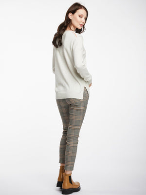 ZAKET & PLOVER Essential V - Light Marle Jumpers + Knitwear - Zabecca Living