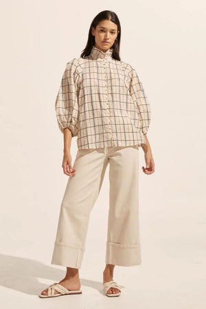 ZOE KRATZMANN Limit Pant - Stone JEANS - Zabecca Living