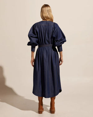 ZOE KRATZMANN Standpoint Dress - Dark Chambray Dress - Zabecca Living