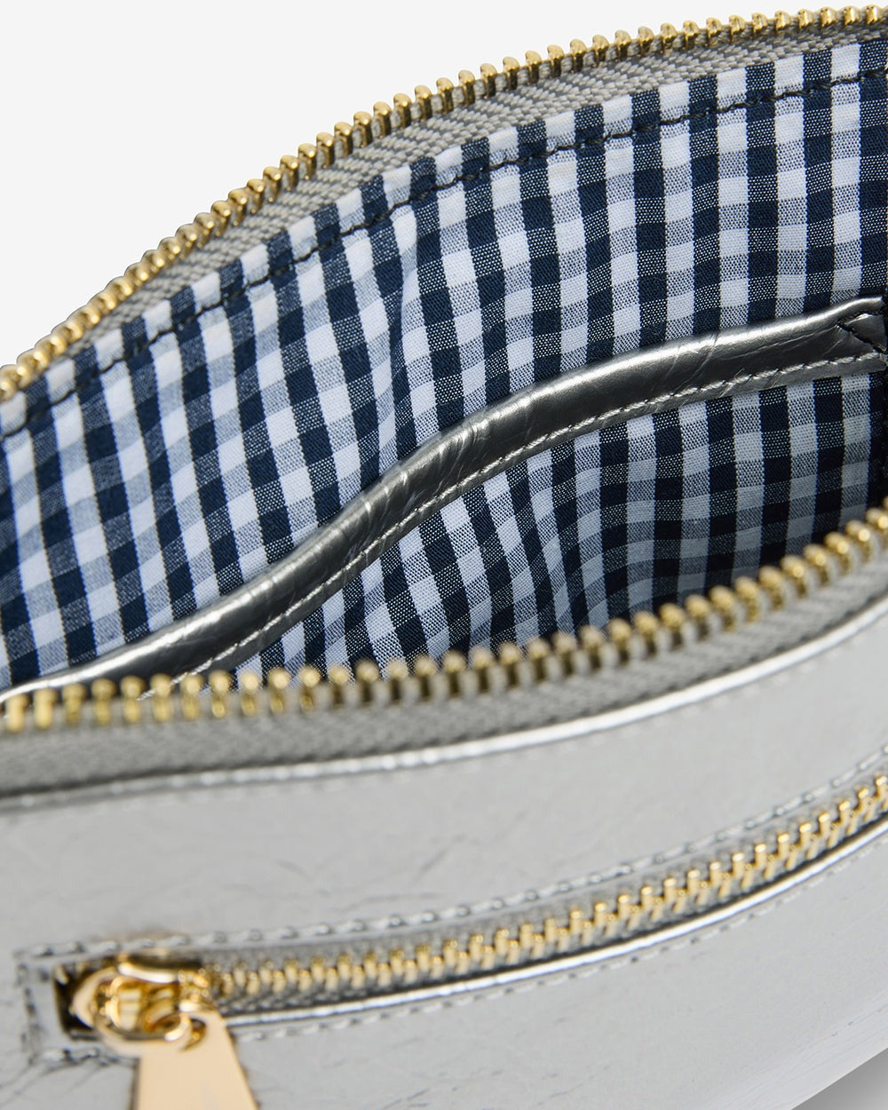 ELMS + KING Bowery Petite Wallet - Titanium Crinkle