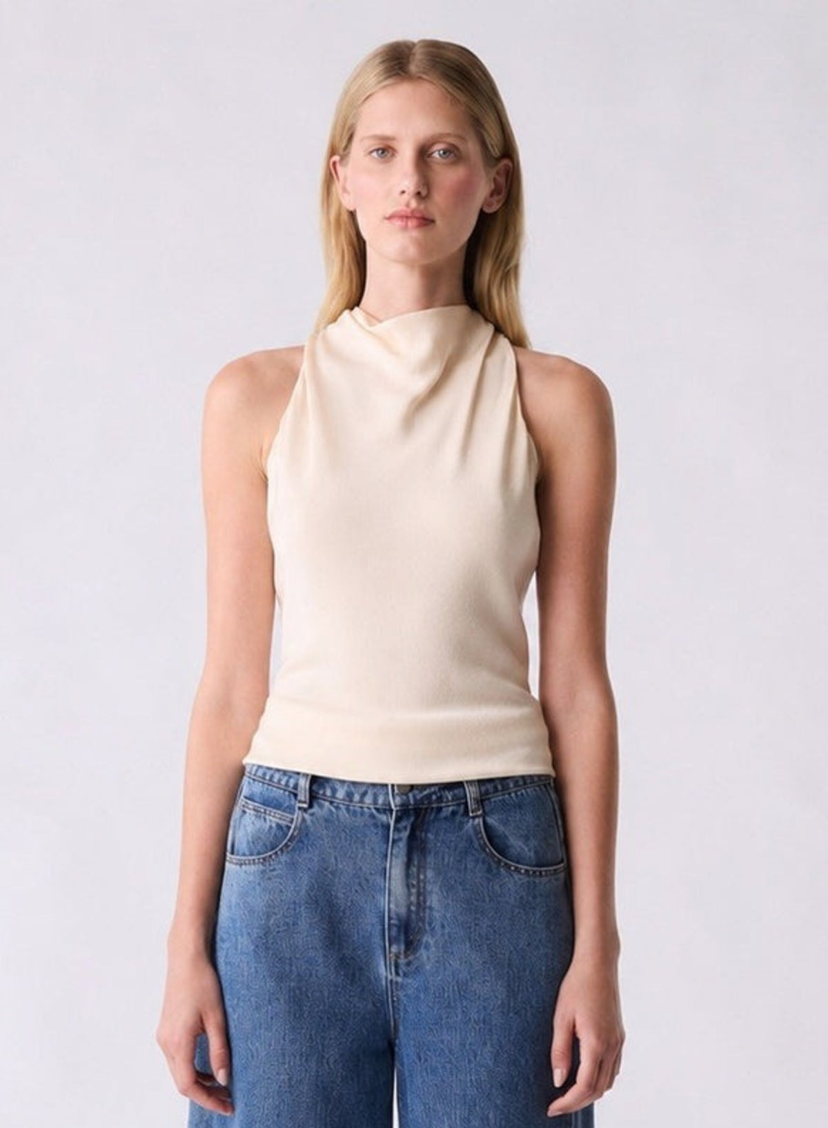 ESMAEE Concourse Top - Parchment