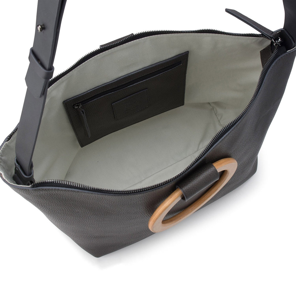 BE HOLD East West Tote - Gunmetal Grey