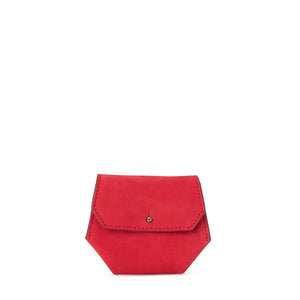 BE HOLD Bifold Leather Wallet - Corallo Red