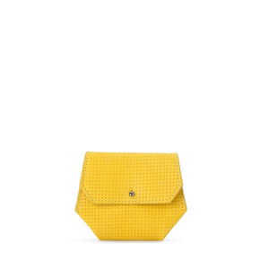 BE HOLD Bifold Leather Wallet - Limone